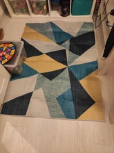 Alfombra moderna China para sala de estar, tapete para dormitorio de niños, mesa de café, alfombra geométrica para sala de estar, alfombra de vórtice, 1314