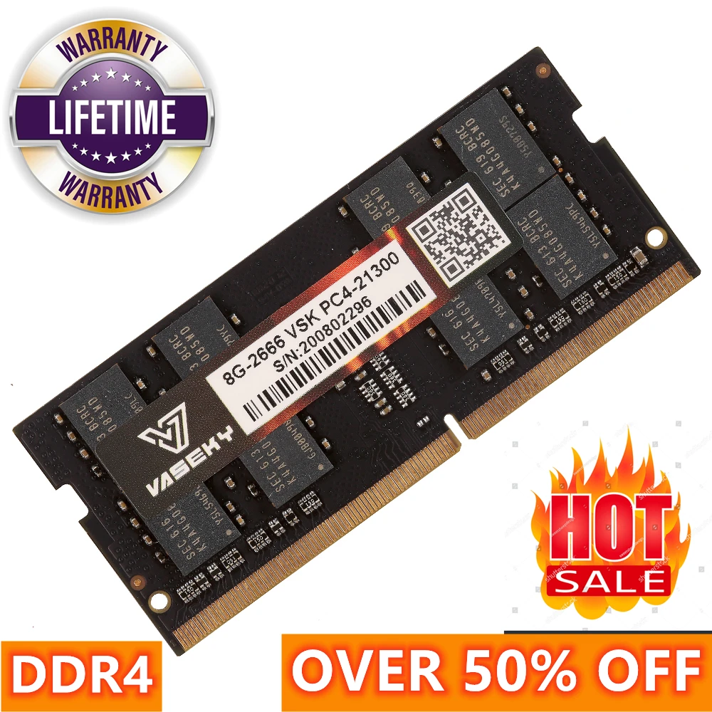 Lifetime Warranty DDR4 Notebook RAM 4GB 8GB 16GB 32GB Laptop Memoria