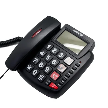 

MUVIP BigPhone-fixed phone for older people-LCD screen-large keys-direct access keys