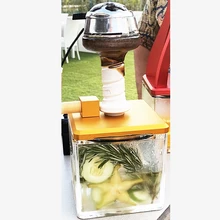 Маленький размер акриловый наргиле мини алюминиевый кальян для наружного курения кальян коробка