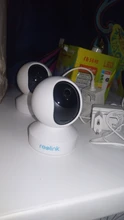 Reolink interior Cámara cámara IP wifi 3MP Super HD Pan & Tilt 2-Audio 24/7 Grabación de detección de movimiento inteligente casa Cam para bebé niñera E1