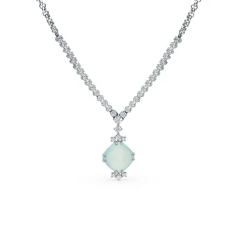 

Silver necklace with cubic zirconia sunlight sample 925