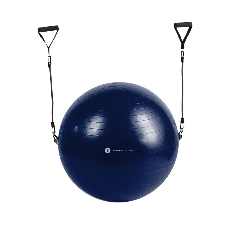 ФИТБОЛ С ЛЕНТАМИ–ЭСПАНДЕРАМИ И РУКОЯТКАМИ DOMYOS Decathlon