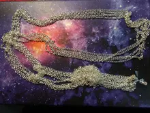 5 m/lote 0,6, 0,8, 1,0mm de bronce de plata de oro Oval collar enlace cadena a granel de latón para fabricación de joyería DIY materiales conclusiones suministros