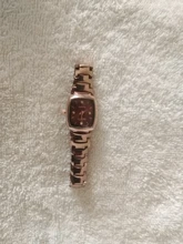 Reloj de pulsera de oro rosa para mujer, de lujo, de acero inoxidable, con diamantes de imitación, elipse, creativo, de cuarzo