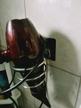 Organizer Rack Stand-Bracket Straighteners Hair-Dryer-Holder Salon Styling-Storage Stainless-Steel