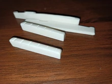 Acoustic-Guitar Saddle-And-Nut Bone-Bridge 6-String Real-Bone of 4pcs Made New 2sets