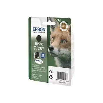 

EPSON Pack of 1 ink cartridge-T1281-Black-standard capacity 5,9 m-blister with alarm