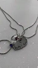 Colgante de pedrería azul/azul cielo/rojo corazón roto, collar de mejores amigos para siempre, collar de empalme, regalos de amistad, 3 uds.