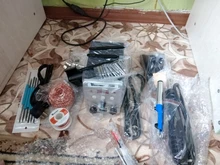 Estación de soldadura 2 en 1, 8586, 760W, 220V, pistola de aire caliente, soldadura de hierro SMD, BGA refundido, herramientas de reparación de soldadura