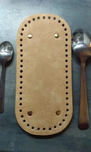 Almohadillas para la parte inferior de las bolsas de bricolaje, relleno de ganchillo preperforado, cojín moldeador de Base