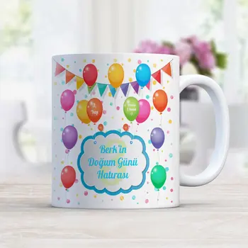 

Personalized Birthday Souvenir White Mug Cup-2