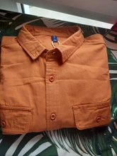 Camisa de manga larga para hombre, Camisa de algodón puro estilo Retro abotonada GA-Z102