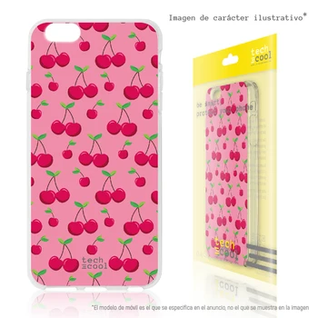 

FunnyTech®Silicone stand case for IPhone 4/4S Cherries fund rose
