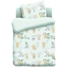 Детское постельное белье 3 предмета Непоседа, Тедди(поплин