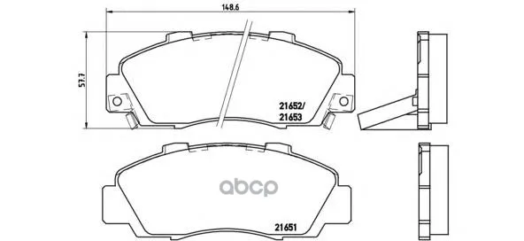Колодки Тормозные Передние Brembo P28026 Brembo арт. P28026