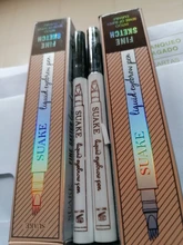 LEKOFO flor 6 colores Microblading ceja del tatuaje pluma 4 tenedores 3D tinte Natural larga duración impermeable marrón punta ojo lápiz de cejas