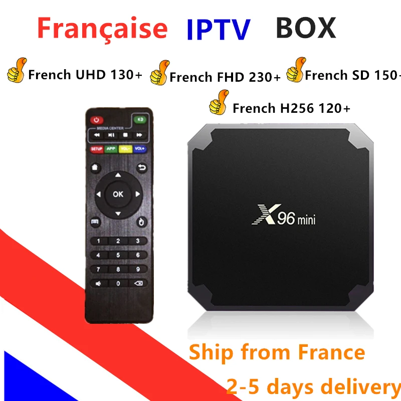 IP tv Франция tv box x96 Мини android tv box 6000+ Live tv m3u французский голландский Великобритания немецкий Испания 8000 vod для взрослых xxx ip tv smart tv box