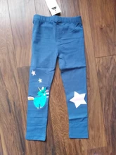 Las polainas de las muchachas 100% de algodón pantalones de niño niña niños pantalones niñas pantalones ajustados imprimir patrón de dibujos animados niños polainas Pantalones