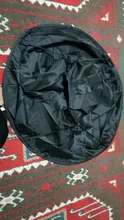 Paño de corte de pelo para adultos y niños, delantal impermeable para salón de peluquería, capa de peluquería, color negro y azul, 1 unidad