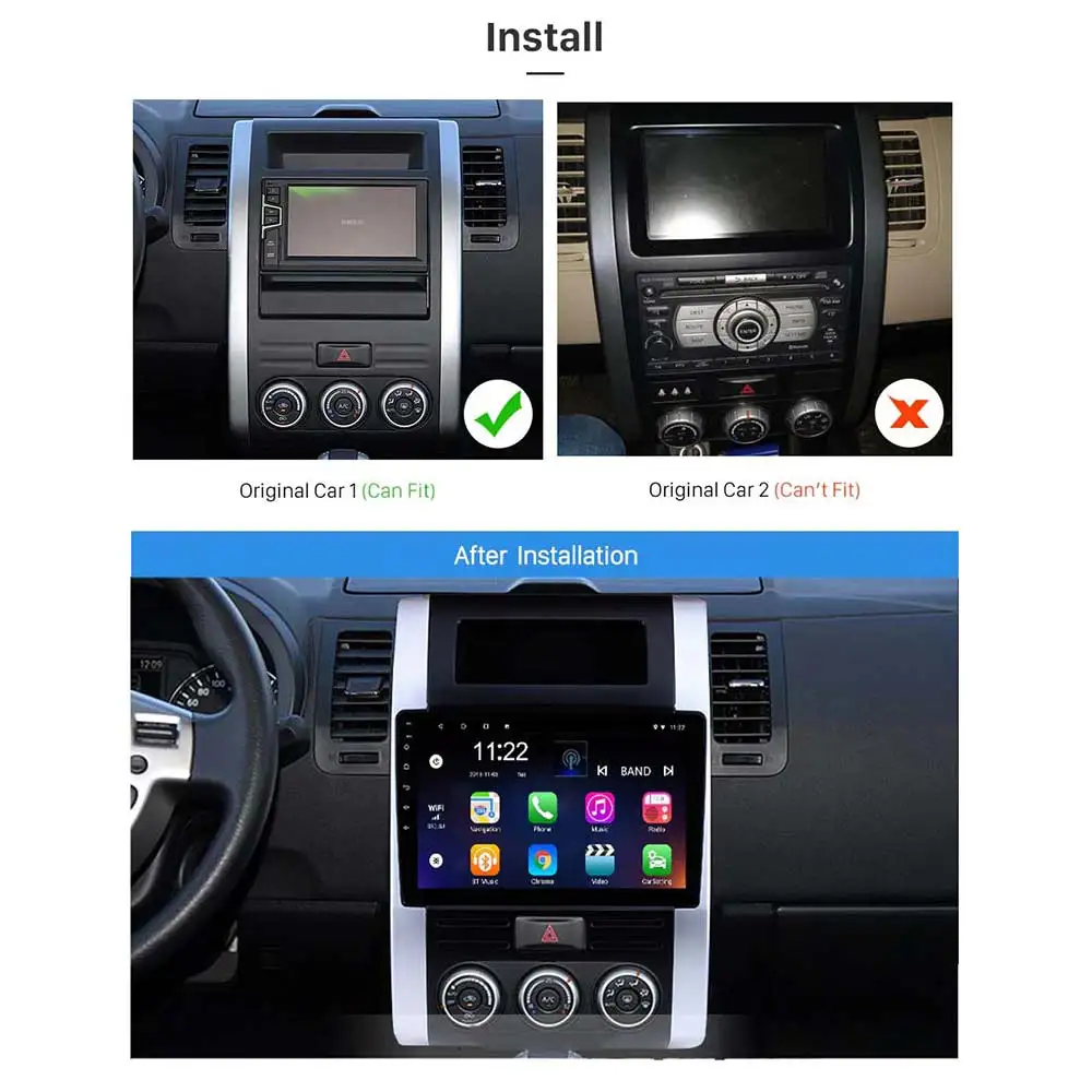 Lionet gps навигация для автомобиля Nissanx-Trail Dongfeng MX6 2008-2012 10,1 дюймов RN1007Y