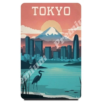 

Tokyo souvenir magnet vintage tourist poster