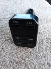 KDsafe-Kit inalámbrico con Bluetooth para coche, dispositivo para vehículo con manos libres, transmisor LCD de FM, cargador USB Dual de 2.1A, música MP3, tarjeta TF, reproductor auxiliar de disco U