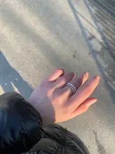 FFLACELL alta calidad Natural de agua dulce perla Multi-Cuentas anillo dedo joyería continuo círculo minimalista anillo de fiesta joyería