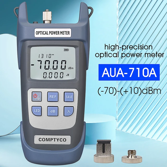 

COMPTYCO FTTH Fiber Optical Power Meter AUA-G710A/G510A Fiber Optical Cable Tester -70dBm~+10dBm/ -50dBm~+26dBm SC/FC Connector