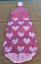 Dog-Sweater Puppy Jumperpet Dogs Medium Warm Cat for Small Jacket Hoodie Hearts