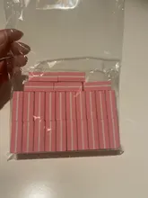 Mini bloques de doble cara para limas de uñas, esponja colorida, tira de tope de lijado, herramientas de manicura de pulido, 10/25/50 Uds. Por lote