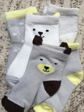 Calcetines de algodón suave para niños, medias deportivas a rayas, Linda y cálida caricatura, para primavera, verano, otoño e invierno, 5 par/lote