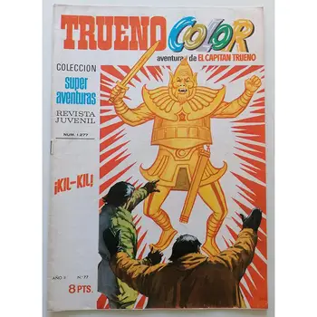 

Thunder COLOR the adventures of Captain Thunder N.77, 1970, 1EDICION ESPALA, ED. BRUGUERA, author AMBROS