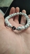 Pulseras de la amistad con cuentas de nombre y letra inicial de A-Z para hombre y mujer, pulsera de cuentas de piedra mate Natural de 8mm, regalos de joyería para pareja