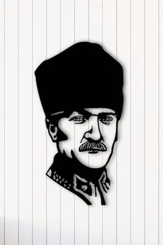 

Angemiel Home Mustafa Kemal Ataturk Metal Wall Table