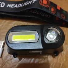 Flashlight-Torch Lamp Fishing-Headlight Usb-Rechargeable Mini Portable XPE COB