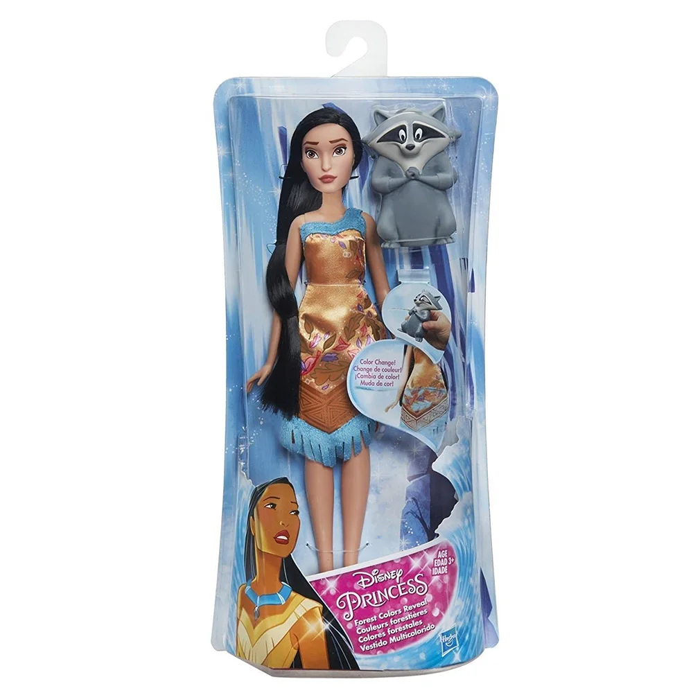 Синий Кукла Disney Princess Покахонтас с питомцем - Цвет: Синий