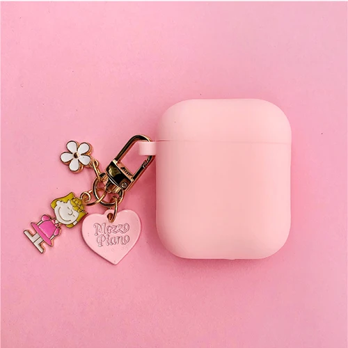 Style B Милый мультяшный собачий силиконовый чехол для Apple Airpods чехол Аксессуары Bluetooth наушники защитный Декор брелок - Цвет: Style B