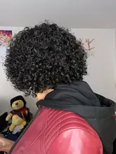 Pelucas de encaje frontal de corte pixie Bob, 150, 180, 250%, rizado, cabello humano con cierre de encaje Remy prearrancado