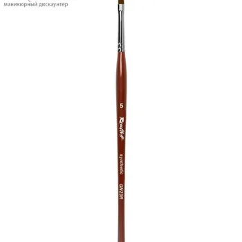 

Кисть Roubloff GN23R (4) плоская для геля КИСТИ: для дизайна, полигеля, и т.д.
