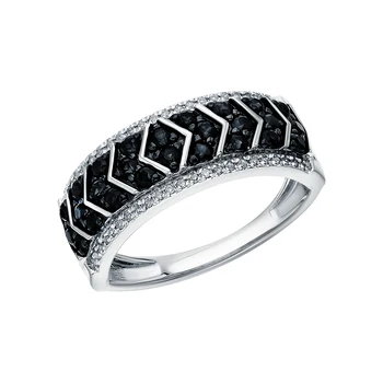 

Gold ring with sapphires and diamonds sunlight sample 585