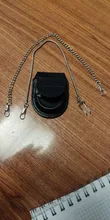 Funda trasera para Reloj clásico de bolsillo para hombre, estuche de almacenamiento, bolsita monedero, bolso con cadena