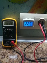 Voltímetro de CA Digital LCD, CA de 80-300V, enchufe europeo y estadounidense, voltímetro de enchufe, Comprobador de tensión, cabezal de medidor de CA de 110V y 220V