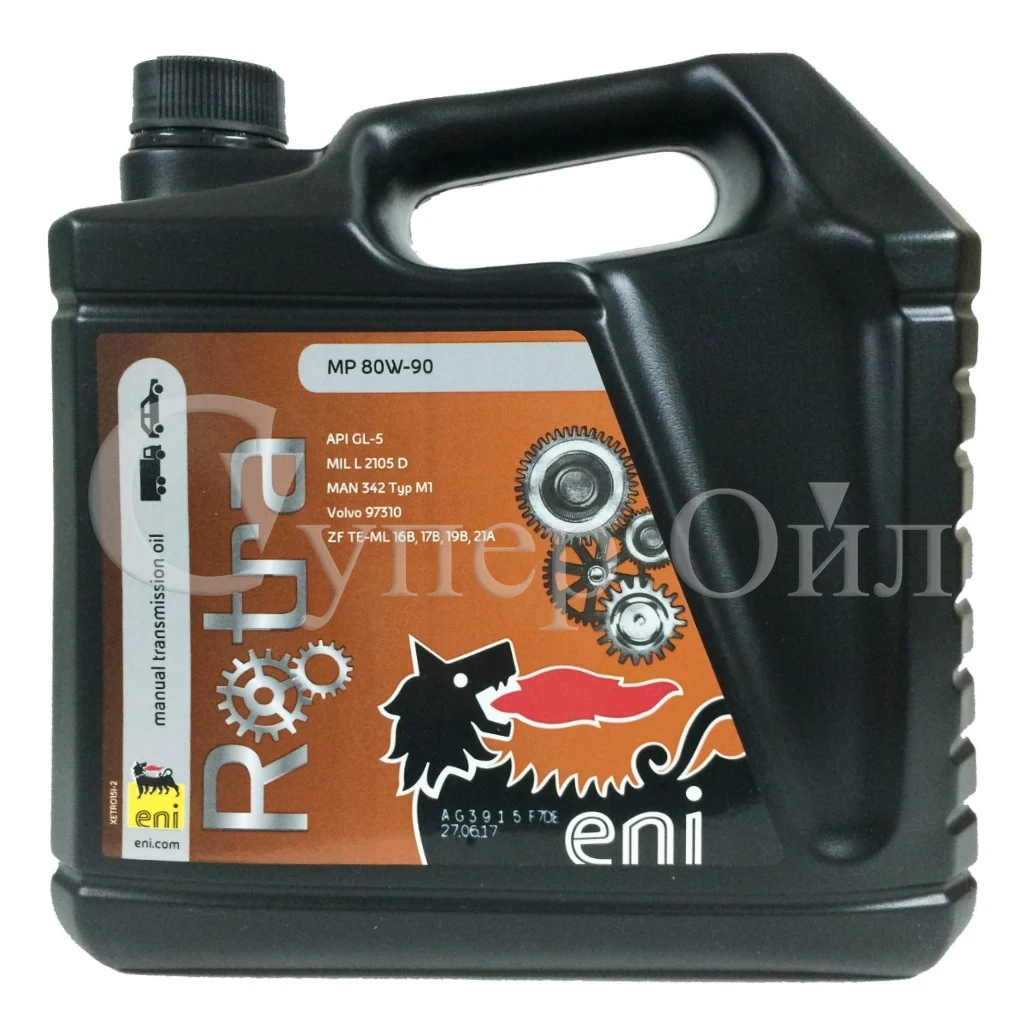Eni Rotra Mp 80w90 4 Liters oil Transmission Mineral Engine Oil 
