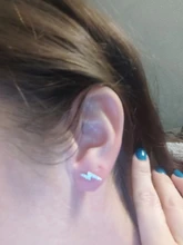CANNER-pendientes de plata de ley 925 con circonita de cristal, joyería fina con cierre de tuerca, para mujeres