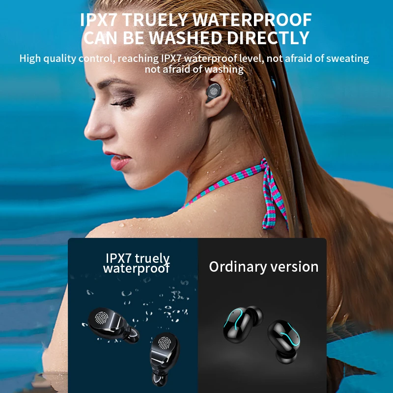 Беспроводные Bluetooth наушники ecouteur вкладыши с шумоподавлением для мобильных игр