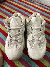 Xpay-Zapatillas De correr Air 350 para Mujer, Zapatos transpirables De ratón del desierto 500 YY 700, sombra De sal, visión suave, color blanco y negro