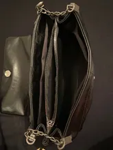 Bandolera de cadena gruesa plegable para mujer, bolso de hombro femenino A la moda, con asa, 2020