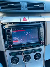 Podofo-Reproductor multimedia con GPS para coche, radio con Android 10.0, 2 Din, 7 pulgadas, para Golf/Polo/Tiguan/Passat/b7/b6/SEAT/León/Skoda/Octavia