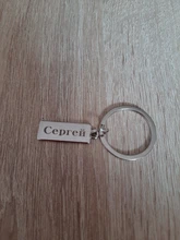 Llavero grabado personalizado para coche, Logo, número de placa, regalo personalizado, antipérdida, llavero con anilla P009C